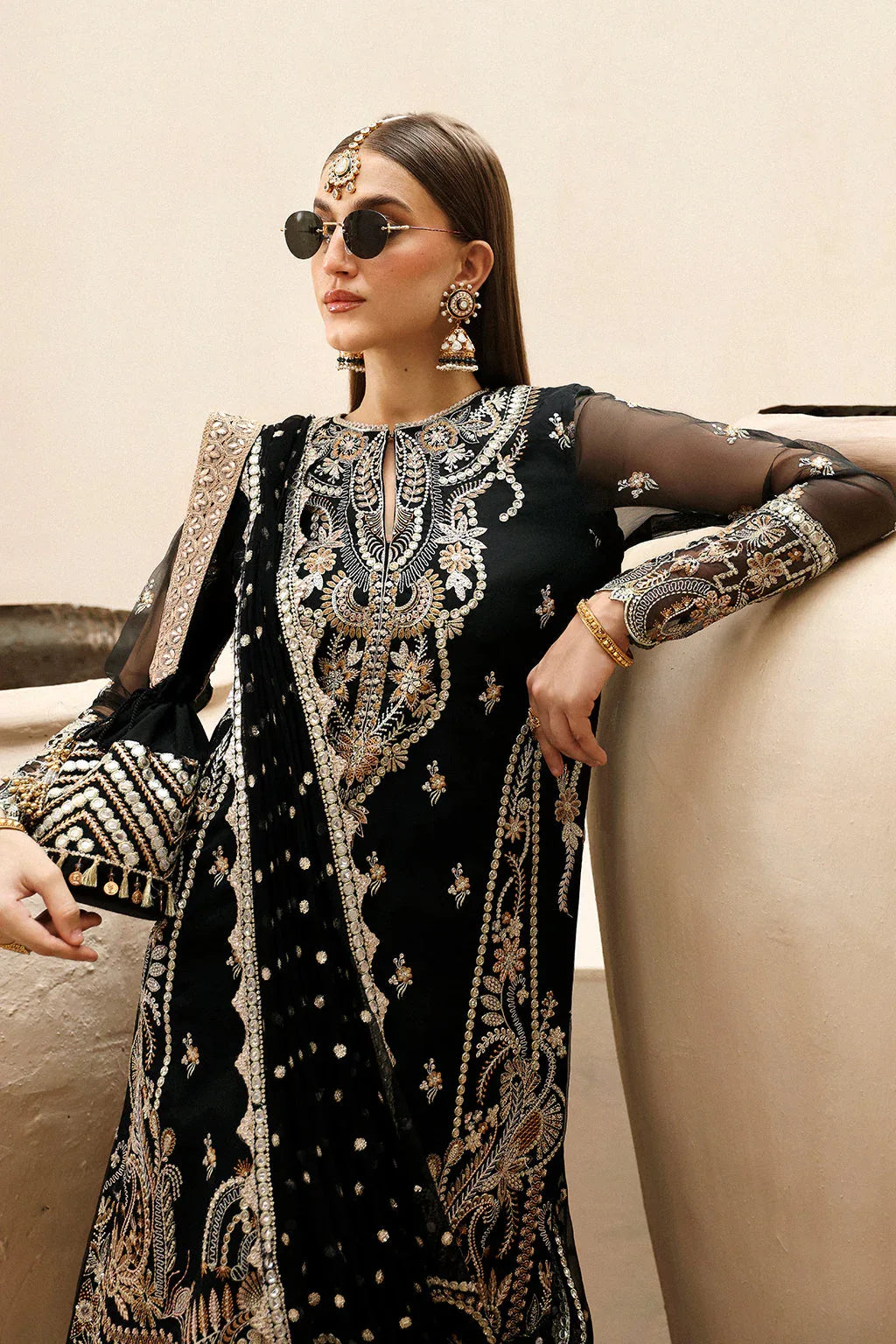 Afrozeh Shehnai Wedding Formal 3Pc Suit AFS-24-03 Reshma - Rang-e-Khaas
