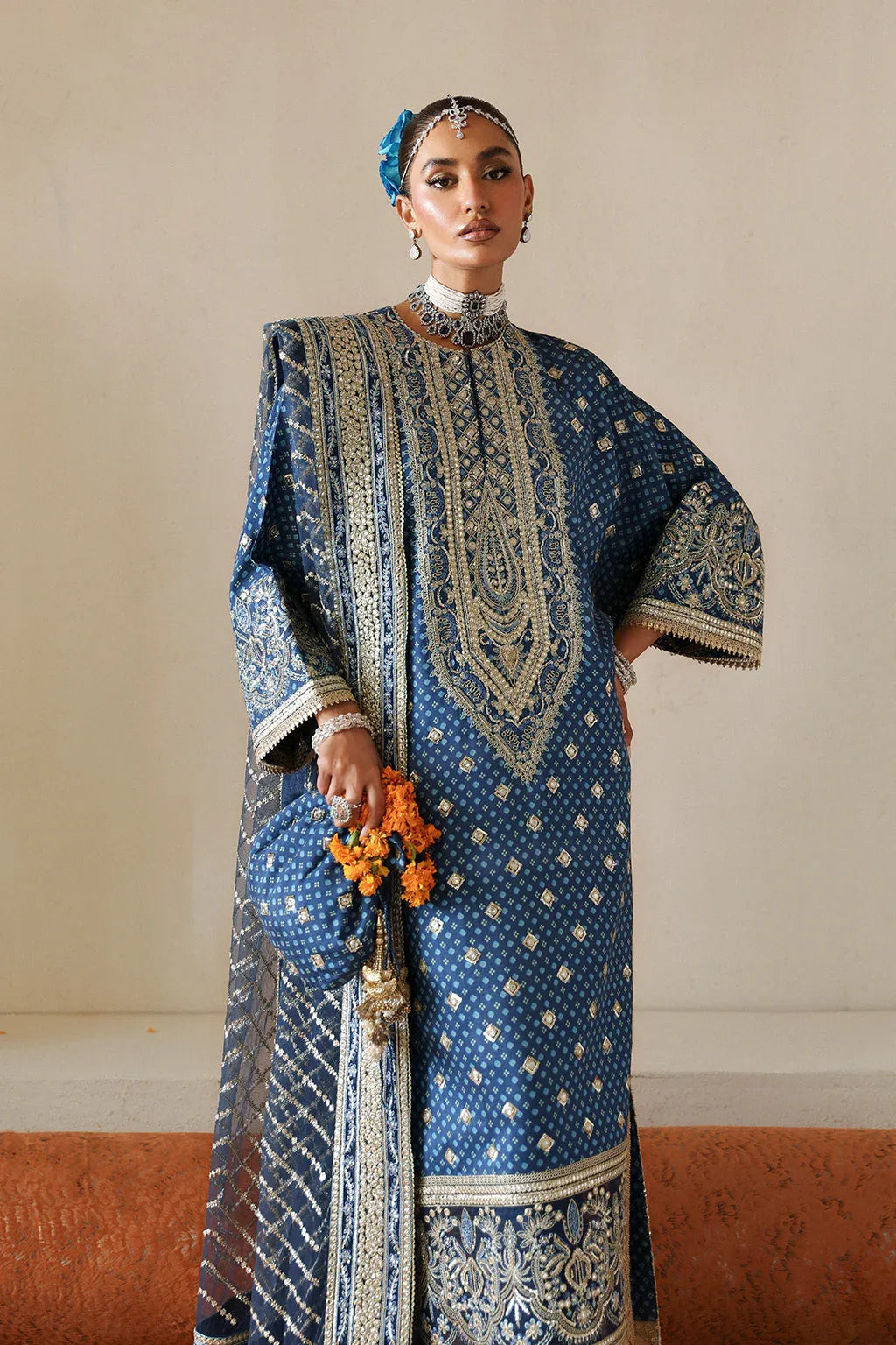 Afrozeh Shehnai Wedding Formal 3Pc Suit AFS-24-10 Rukhsana - Rang-e-Khaas