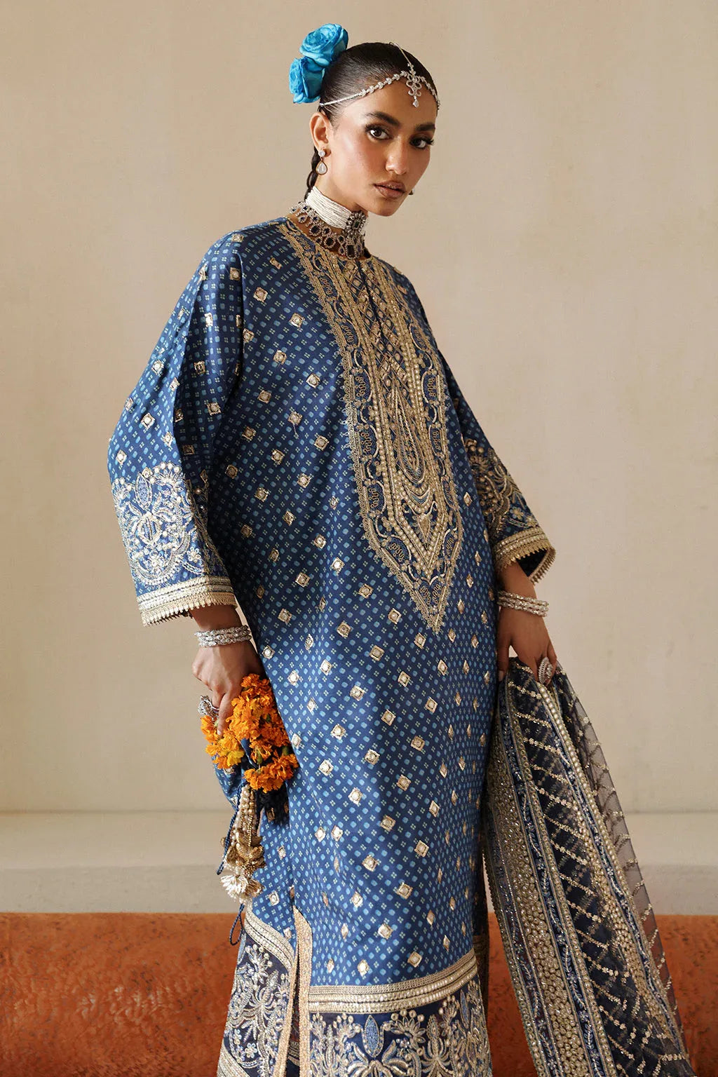 Afrozeh Shehnai Wedding Formal 3Pc Suit AFS-24-10 Rukhsana - Rang-e-Khaas