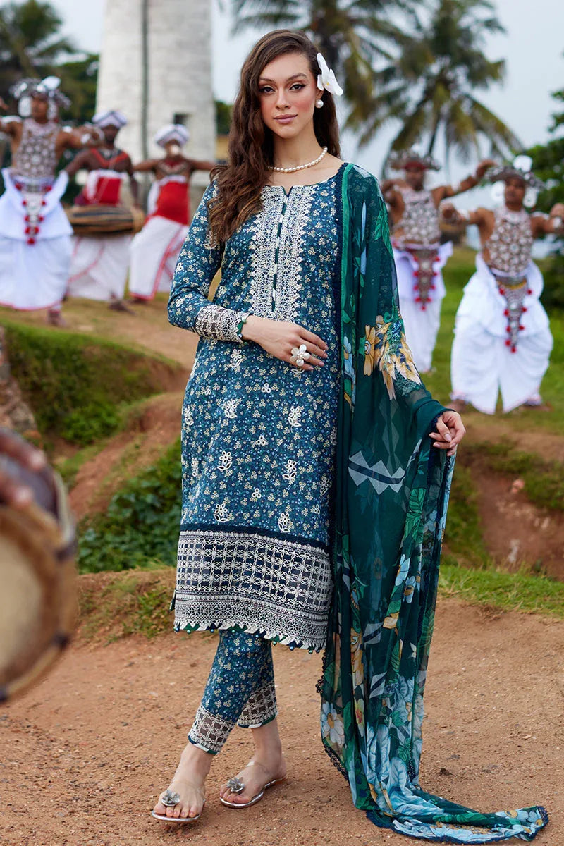 Gulaal | Saffira Lawn 25 | Chloe - Rang-e-Khaas