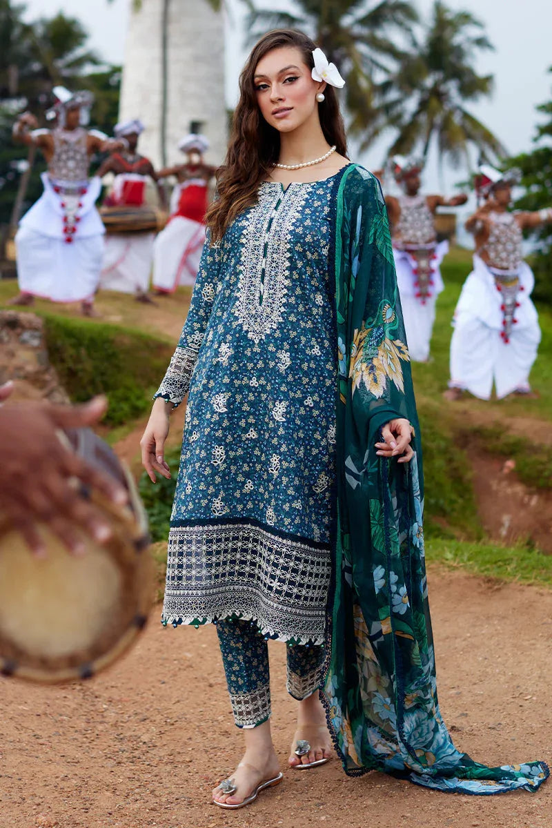 Gulaal | Saffira Lawn 25 | Chloe - Rang-e-Khaas