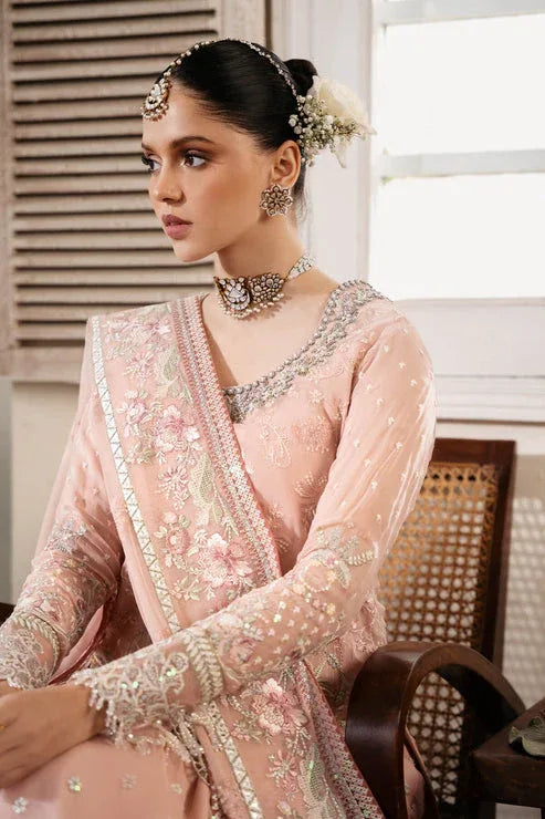 Imrozia Premium | Muse Luxury Chiffon 24 | S-1080 Rosee - Rang-e-Khaas