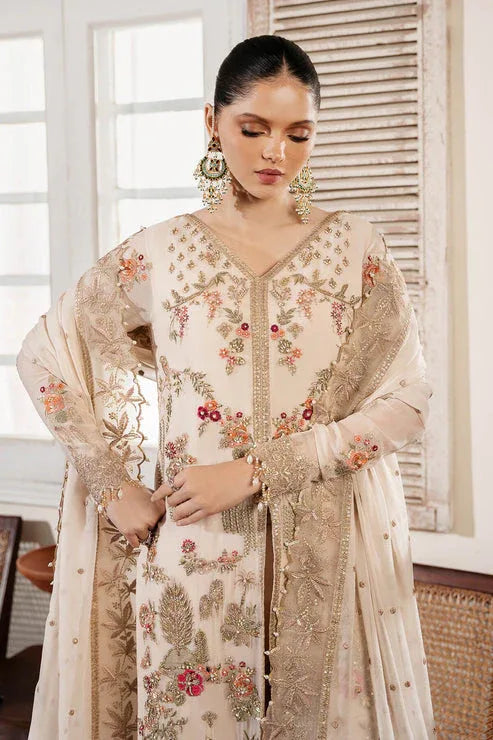 Imrozia Premium | Muse Luxury Chiffon 24 | S-1081 Perle - Rang-e-Khaas