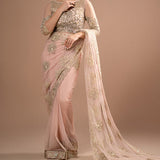 Imrozia Premium | Lumiere Luxury Sarees | 01 Rose Clair