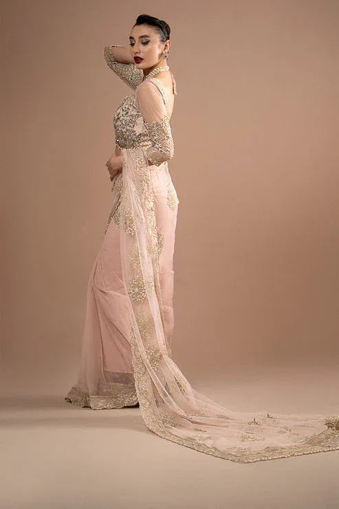 Imrozia Premium | Lumiere Luxury Sarees | 01 Rose Clair - Rang-e-Khaas