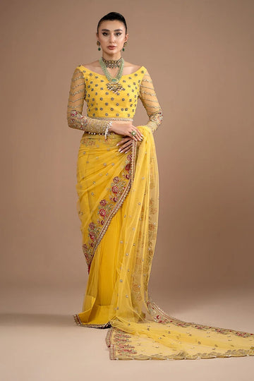 Imrozia Premium | Lumiere Luxury Sarees | 02 Lustrous Gold - Rang-e-Khaas