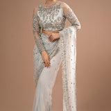 Imrozia Premium | Lumiere Luxury Sarees | 07 Misty Grey