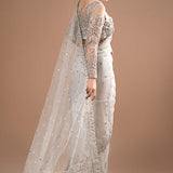 Imrozia Premium | Lumiere Luxury Sarees | 07 Misty Grey