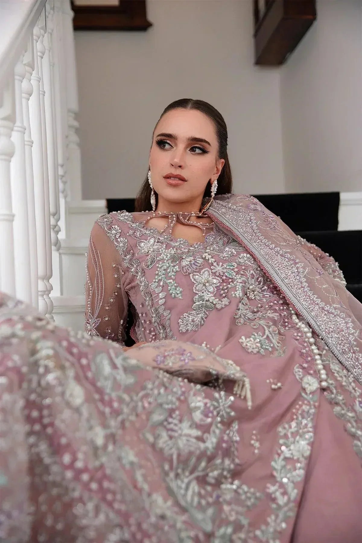 AJR Couture | Alif Luxury Wedding Formals 23 | Violet - Rang-e-Khaas