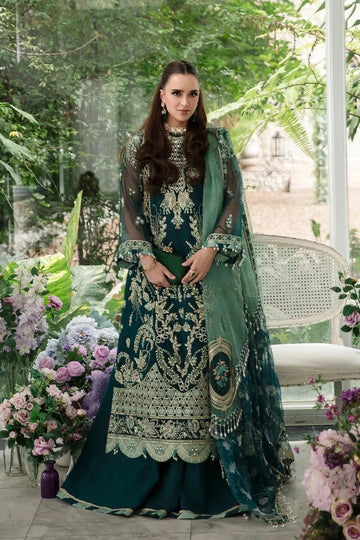 AJR Couture | Alif Luxury Wedding Formals 23 | Teal - Rang-e-Khaas