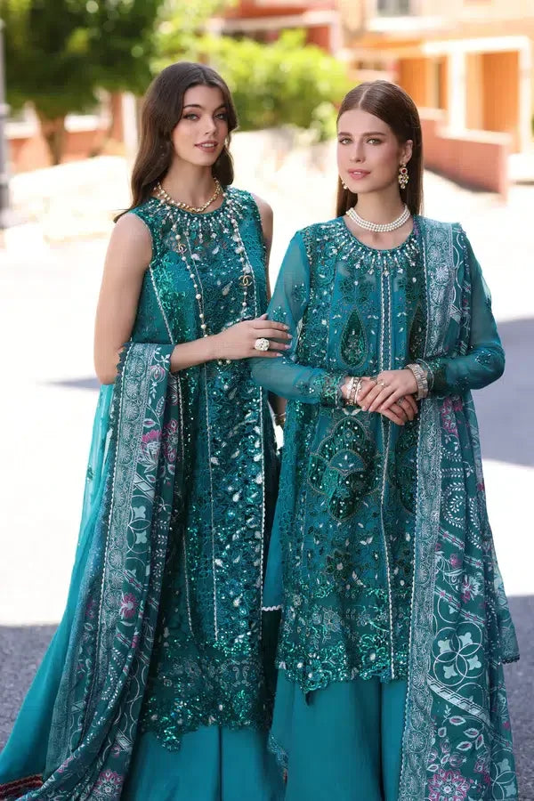 Noor by Saadia Asad | Chiffon Formals 23 | D8-Zarish - Rang-e-Khaas