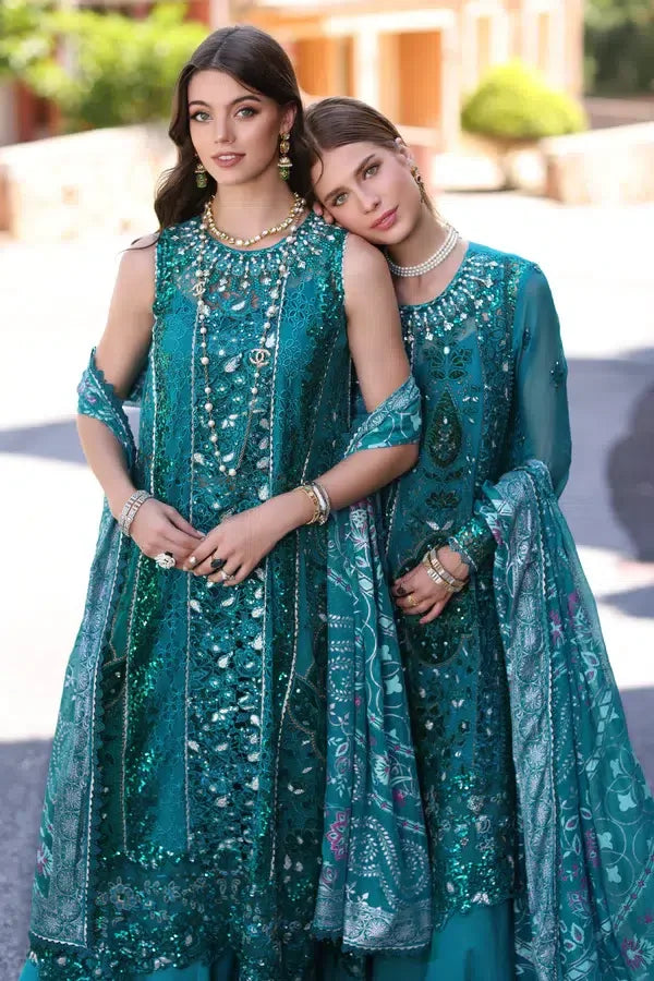 Noor by Saadia Asad | Chiffon Formals 23 | D8-Zarish - Rang-e-Khaas