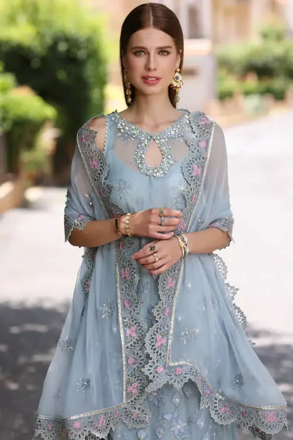 Noor by Saadia Asad | Chiffon Formals 23 | D1-Laira - Rang-e-Khaas
