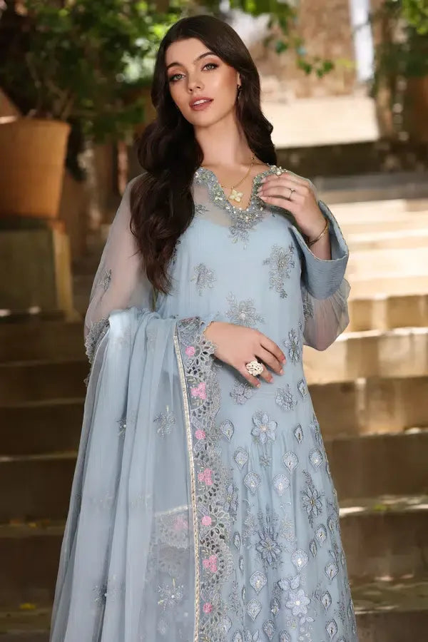 Noor by Saadia Asad | Chiffon Formals 23 | D1-Laira - Rang-e-Khaas