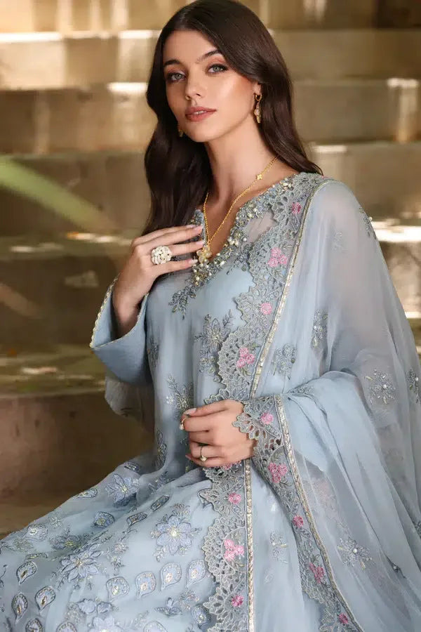 Noor by Saadia Asad | Chiffon Formals 23 | D1-Laira - Rang-e-Khaas