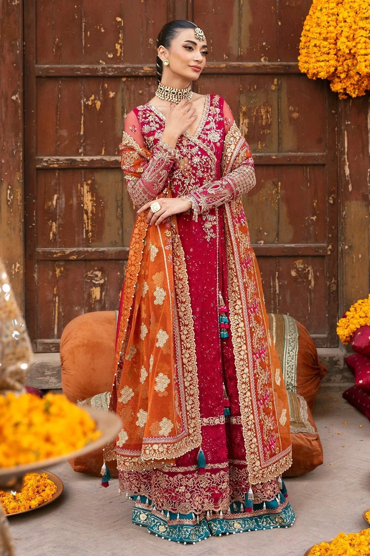 Imrozia Premium | Jashan Bridal Collection | SB-36 Janaan - Rang-e-Khaas