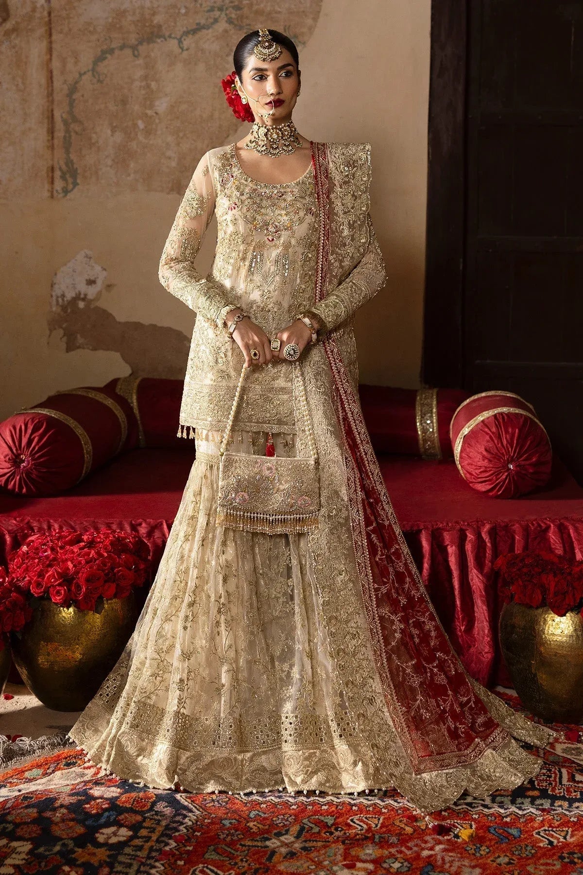 Imrozia Premium | Jashan Bridal Collection | SB-38 Pemaan - Rang-e-Khaas