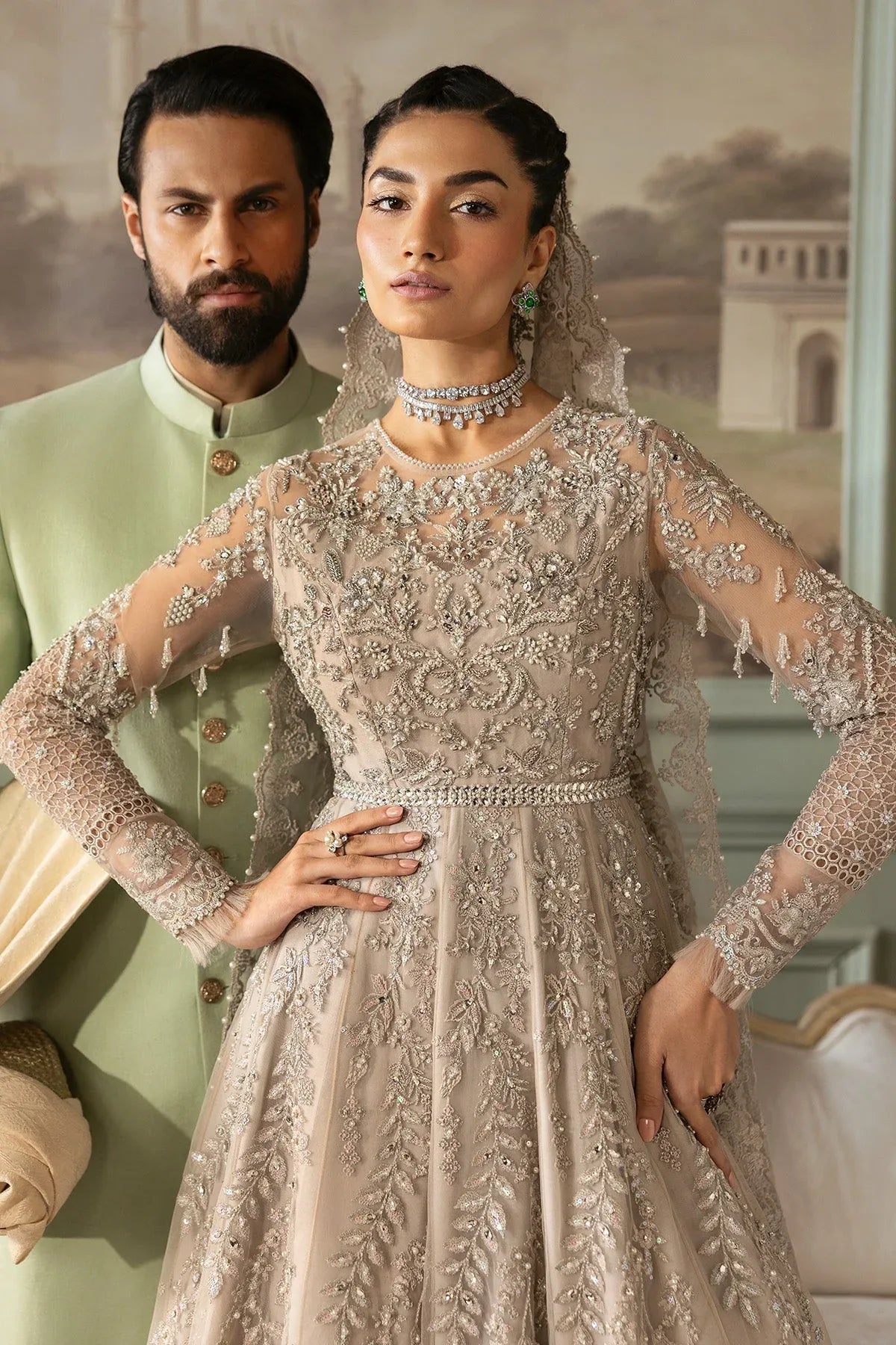 Imrozia Premium | Jashan Bridal Collection | SB-40 Tabaan - Rang-e-Khaas