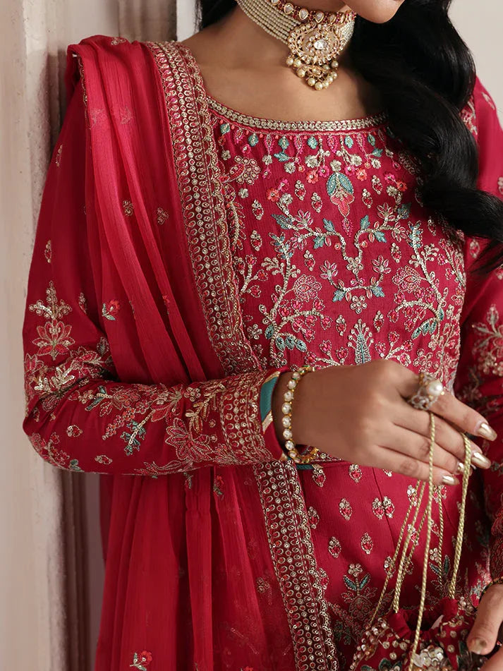 Gulaal | Serica Raw Silk | Serosia - Rang-e-Khaas