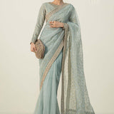 Maria B | Formal Wears | Raw Silk Saree | SF-W24-15