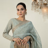 Maria B | Formal Wears | Raw Silk Saree | SF-W24-15