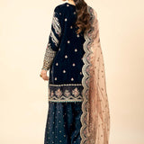 Maria B | Formal Wears | Velvet Suit | SF-W24-80