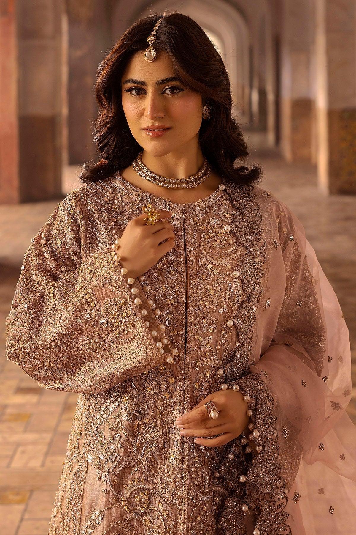 Motifz | Bridal Couture | 0012-MAYASA EMBROIDERED MESSORI STITCHED - Rang-e-Khaas