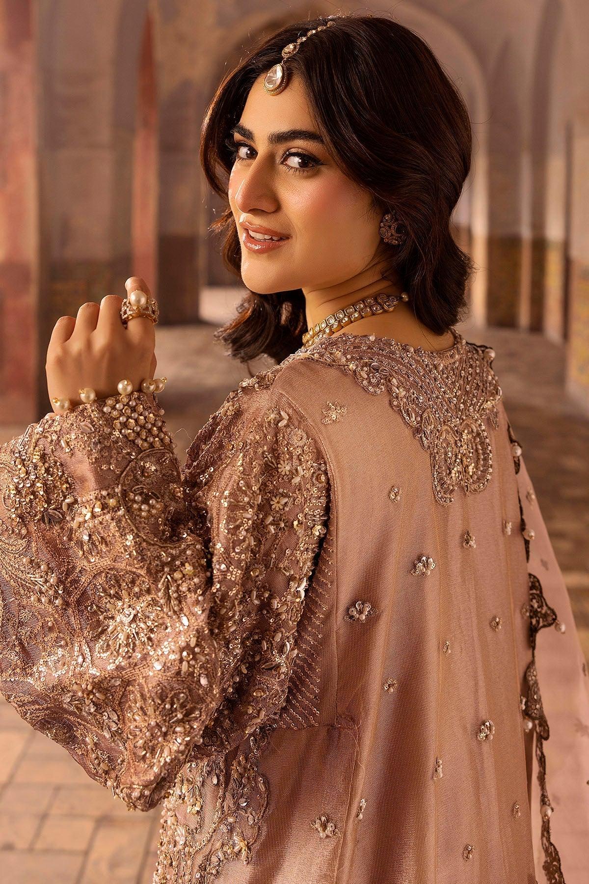 Motifz | Bridal Couture | 0012-MAYASA EMBROIDERED MESSORI STITCHED - Rang-e-Khaas