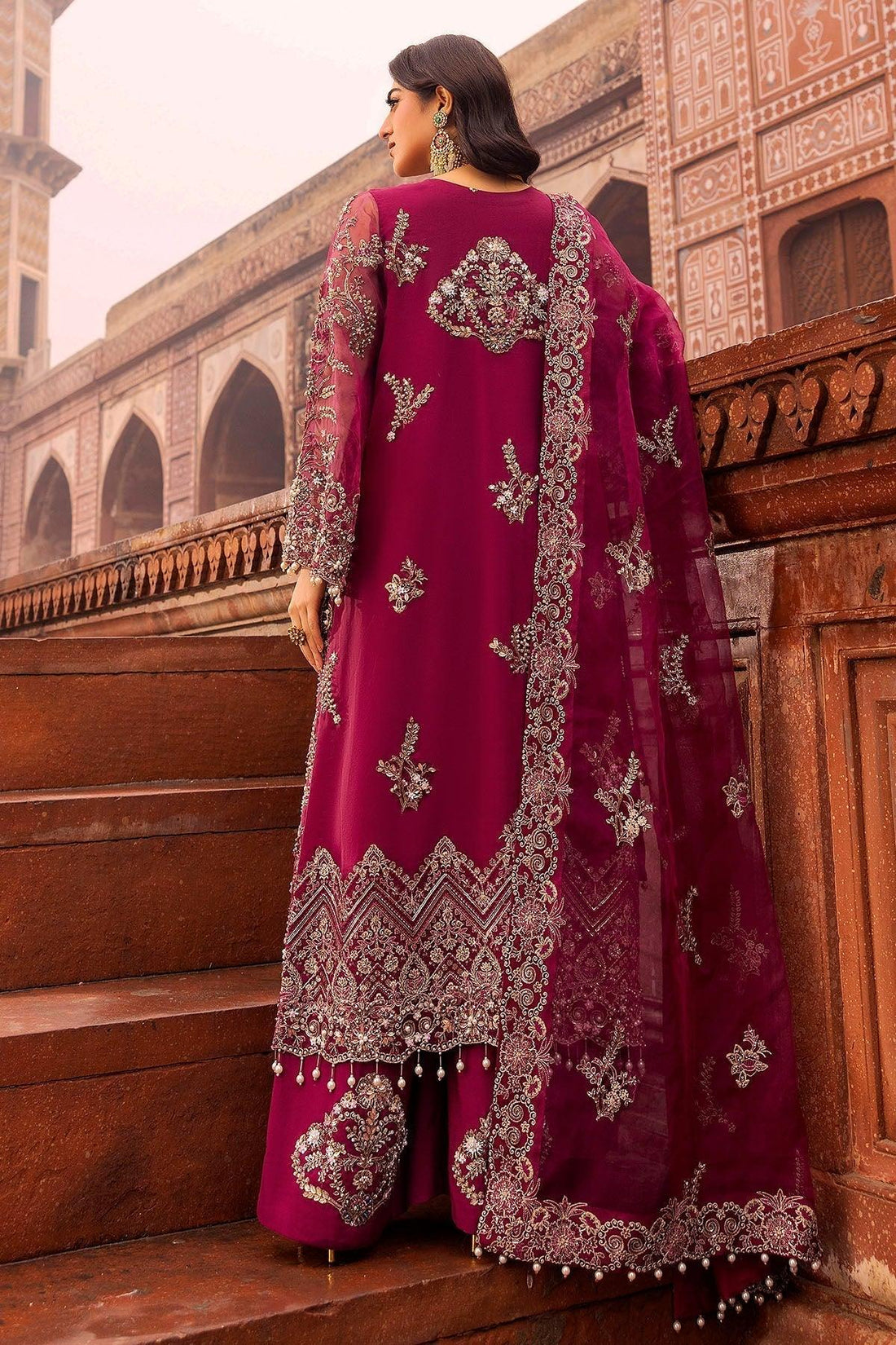 Motifz | Bridal Couture | 0013-HEER EMBROIDERED ORGANZA STITCHED - Rang-e-Khaas