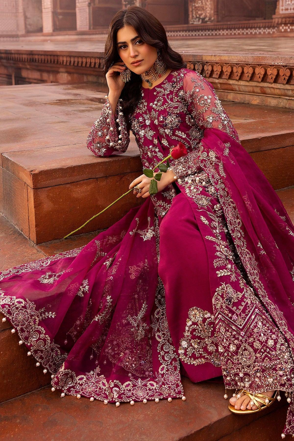 Motifz | Bridal Couture | 0013-HEER EMBROIDERED ORGANZA STITCHED - Rang-e-Khaas