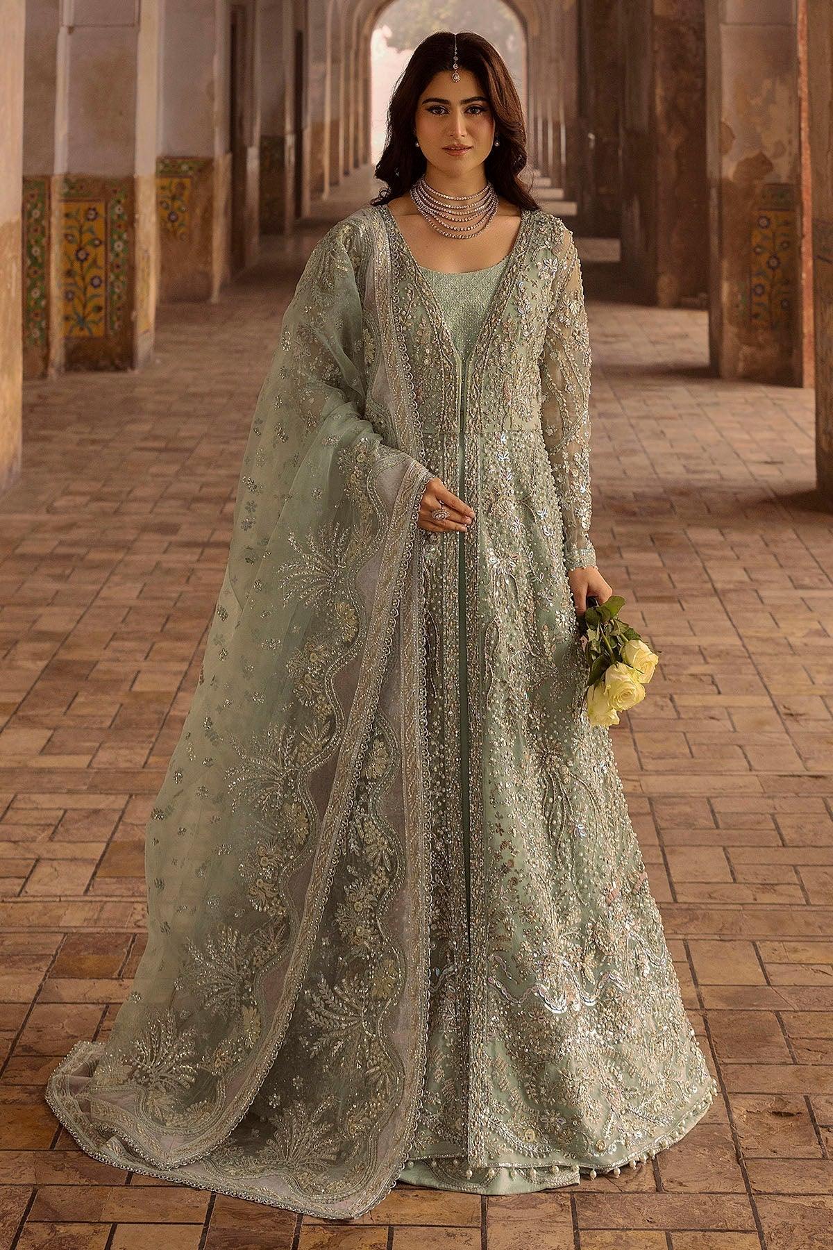 Motifz | Bridal Couture | 0015-MEHTAB EMBROIDERED ORGANZA STITCHED - Rang-e-Khaas