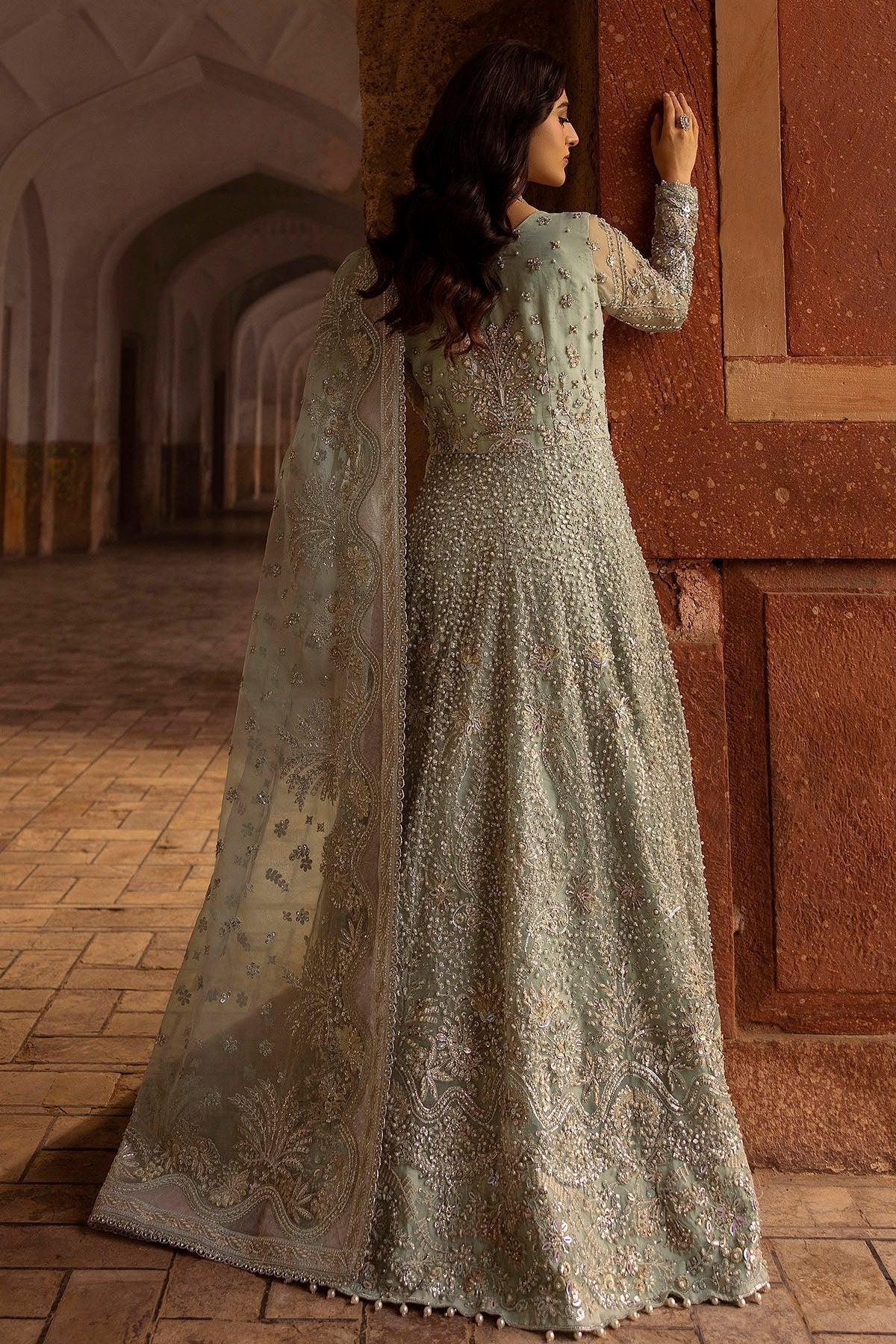 Motifz | Bridal Couture | 0015-MEHTAB EMBROIDERED ORGANZA STITCHED - Rang-e-Khaas