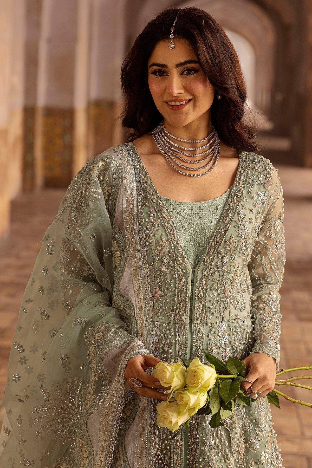 Motifz | Bridal Couture | 0015-MEHTAB EMBROIDERED ORGANZA STITCHED - Rang-e-Khaas
