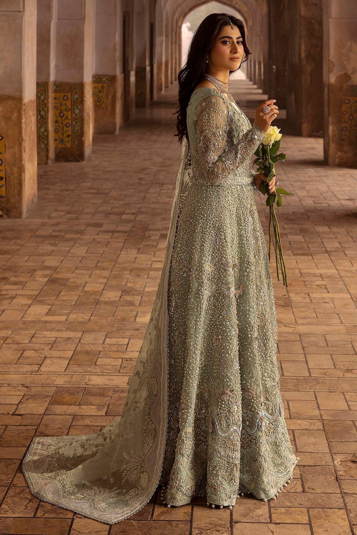 Motifz | Bridal Couture | 0015-MEHTAB EMBROIDERED ORGANZA STITCHED - Rang-e-Khaas