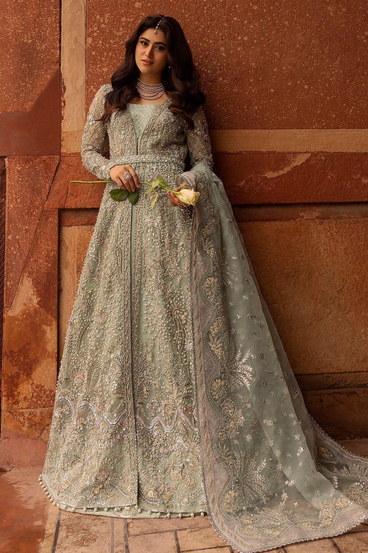 Motifz | Bridal Couture | 0015-MEHTAB EMBROIDERED ORGANZA STITCHED - Rang-e-Khaas
