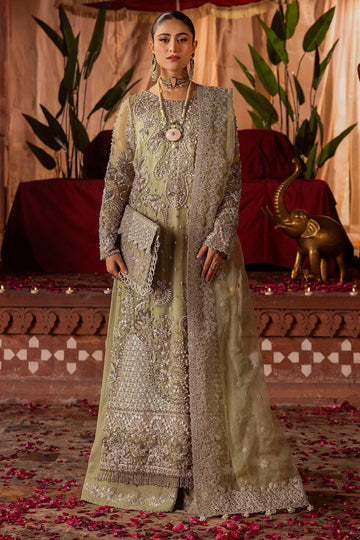 Motifz | Bridal Couture | 0016-MEERAZ EMBROIDERED ORGANZA STITCHED - Rang-e-Khaas