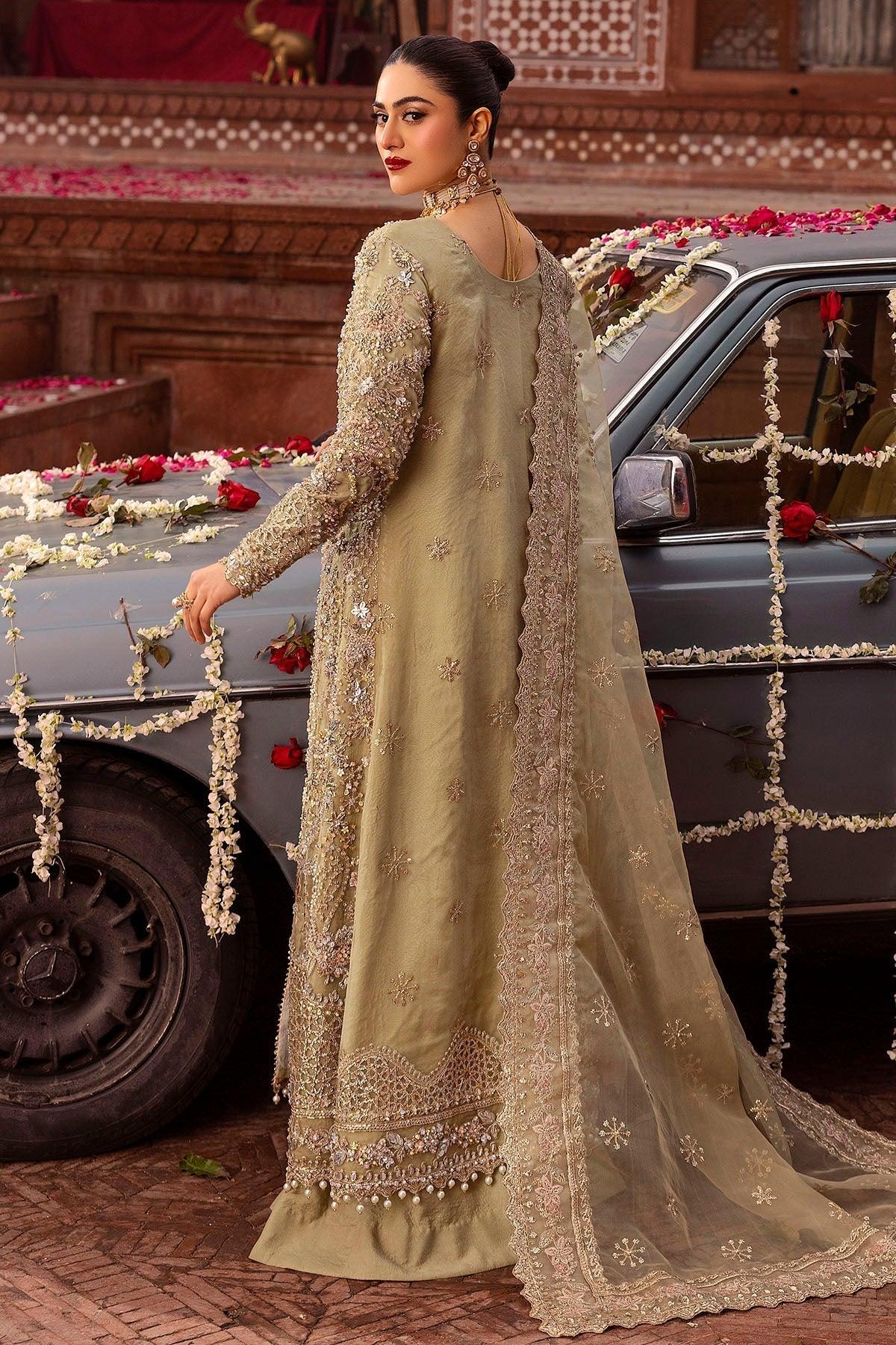 Motifz | Bridal Couture | 0017-PARINAZ EMBROIDERED ORGANZA STITCHED - Rang-e-Khaas