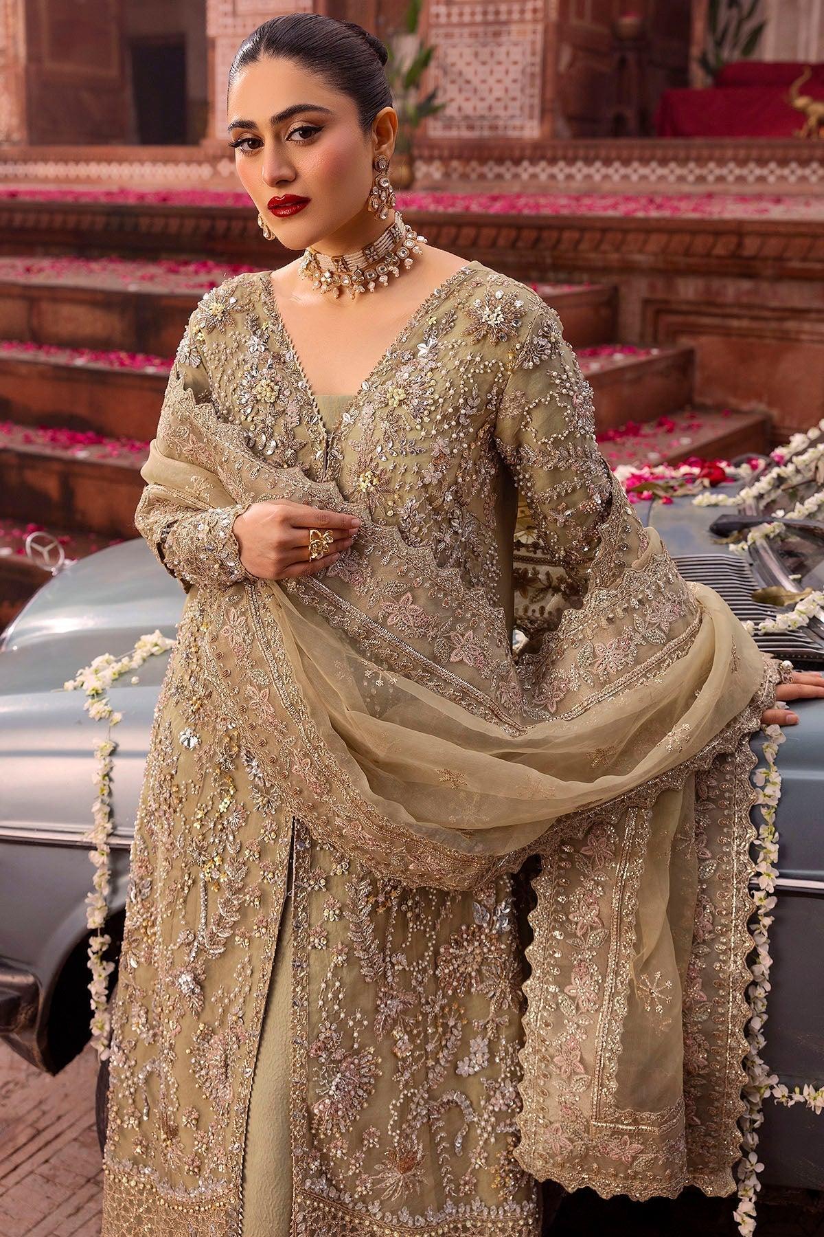 Motifz | Bridal Couture | 0017-PARINAZ EMBROIDERED ORGANZA STITCHED - Rang-e-Khaas