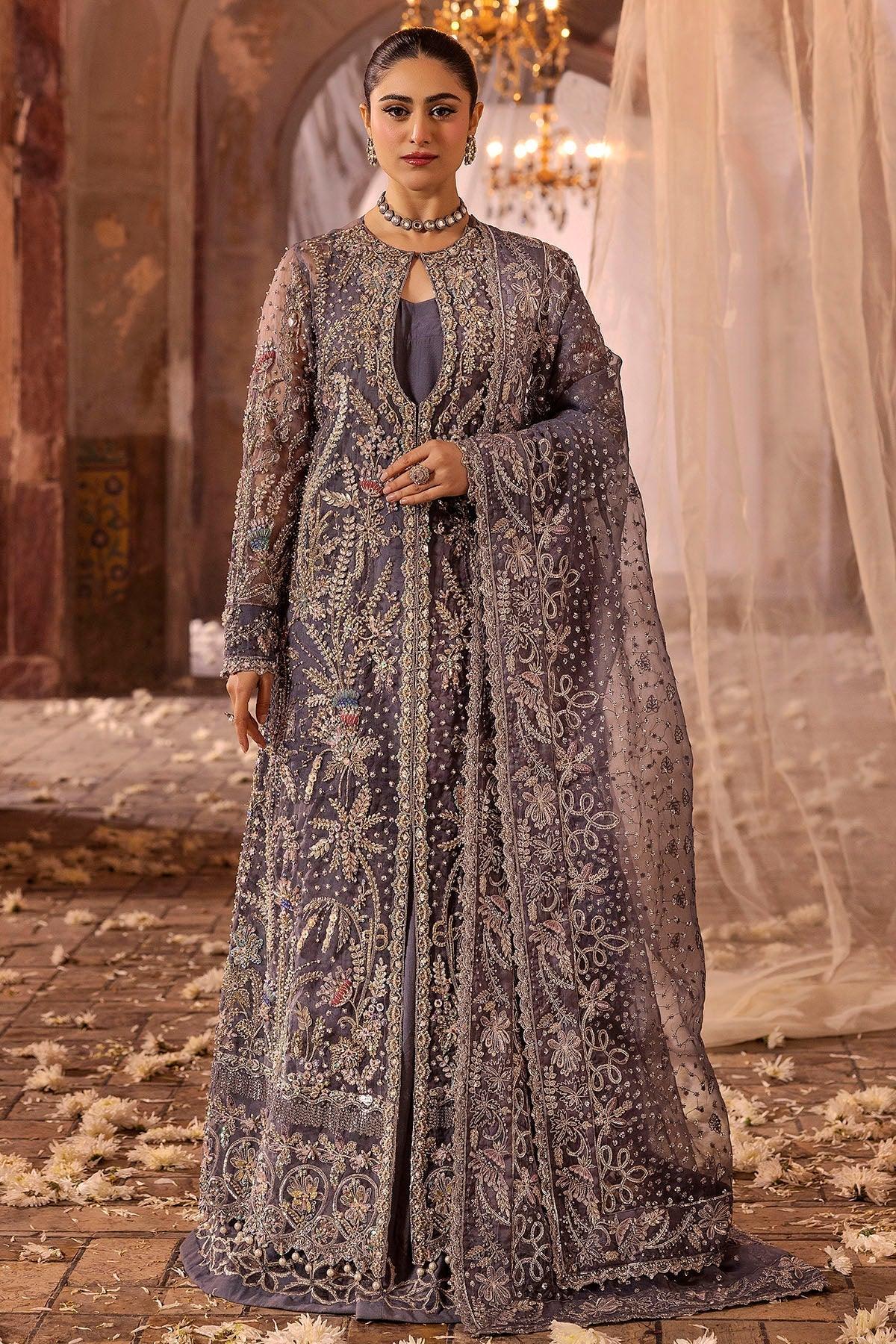 Motifz | Bridal Couture | 0018-ZURIAH EMBROIDERED ORGANZA STITCHED - Rang-e-Khaas