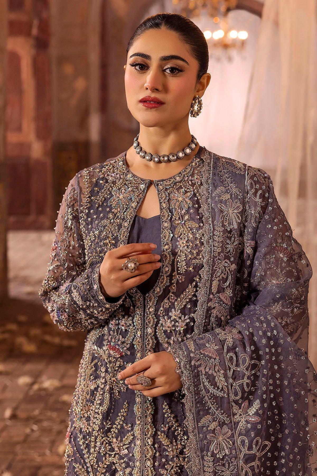Motifz | Bridal Couture | 0018-ZURIAH EMBROIDERED ORGANZA STITCHED - Rang-e-Khaas