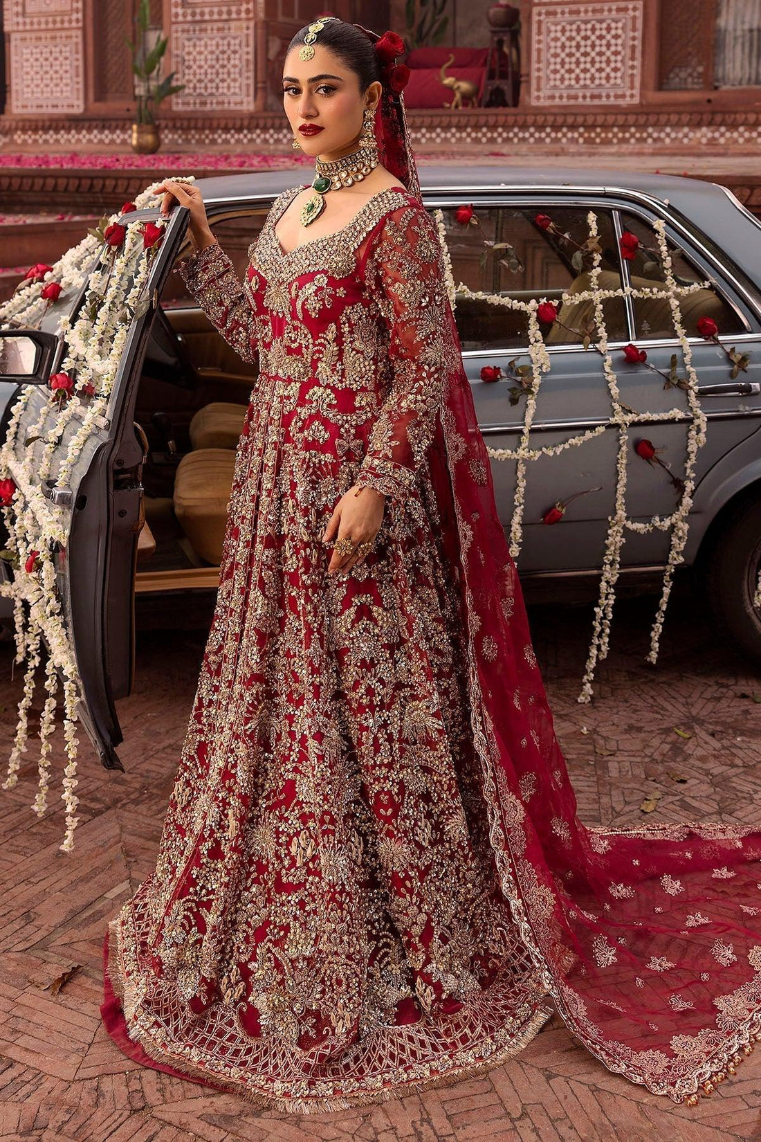 Motifz | Bridal Couture | 0019-SHANARA EMBROIDERED ORGANZA STITCHED - Rang-e-Khaas