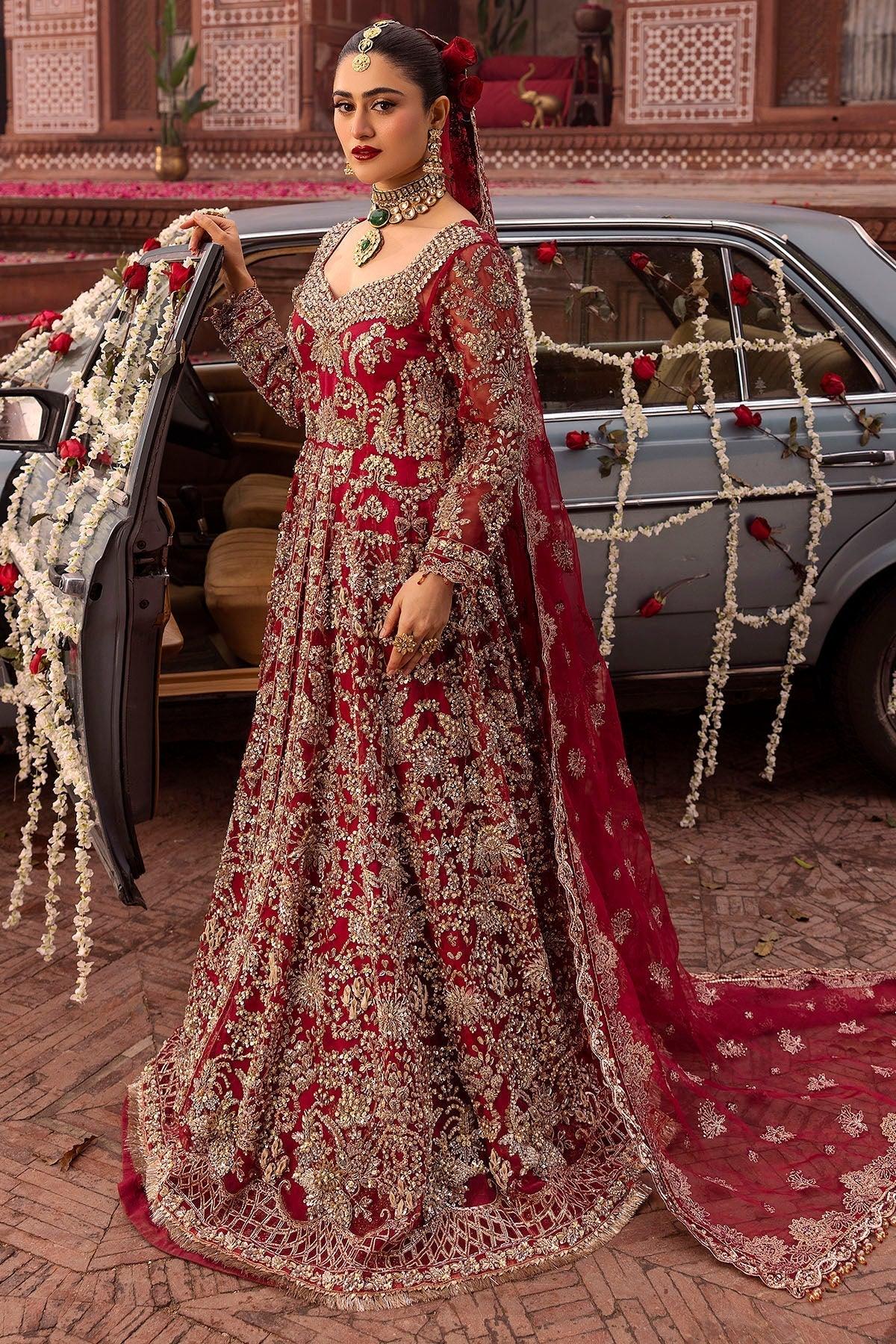 Motifz | Bridal Couture | 0019-SHANARA EMBROIDERED ORGANZA STITCHED - Rang-e-Khaas