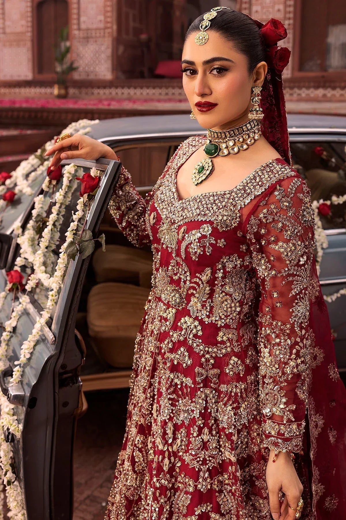 Motifz | Bridal Couture | 0019-SHANARA EMBROIDERED ORGANZA STITCHED - Rang-e-Khaas