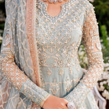 Akbar Aslam Mastani Embroidered Net Suit - JABEEN