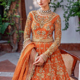 Akbar Aslam Mastani Embroidered Net 3Pc Suit - MAHJABEEN