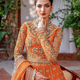 Akbar Aslam Mastani Embroidered Net 3Pc Suit - MAHJABEEN