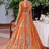 Akbar Aslam Mastani Embroidered Net 3Pc Suit - MAHJABEEN