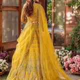 Akbar Aslam Mastani Embroidered Net 3Pc Suit - SHEHERNAZ