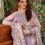 Akbar Aslam Mastani Embroidered Net 3Pc Suit - RANIYA