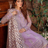 Akbar Aslam Mastani Embroidered Net 3Pc Suit - RANIYA